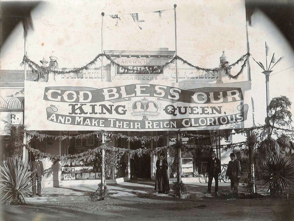 C Bates &amp; Co Coronation Decorations, 1911