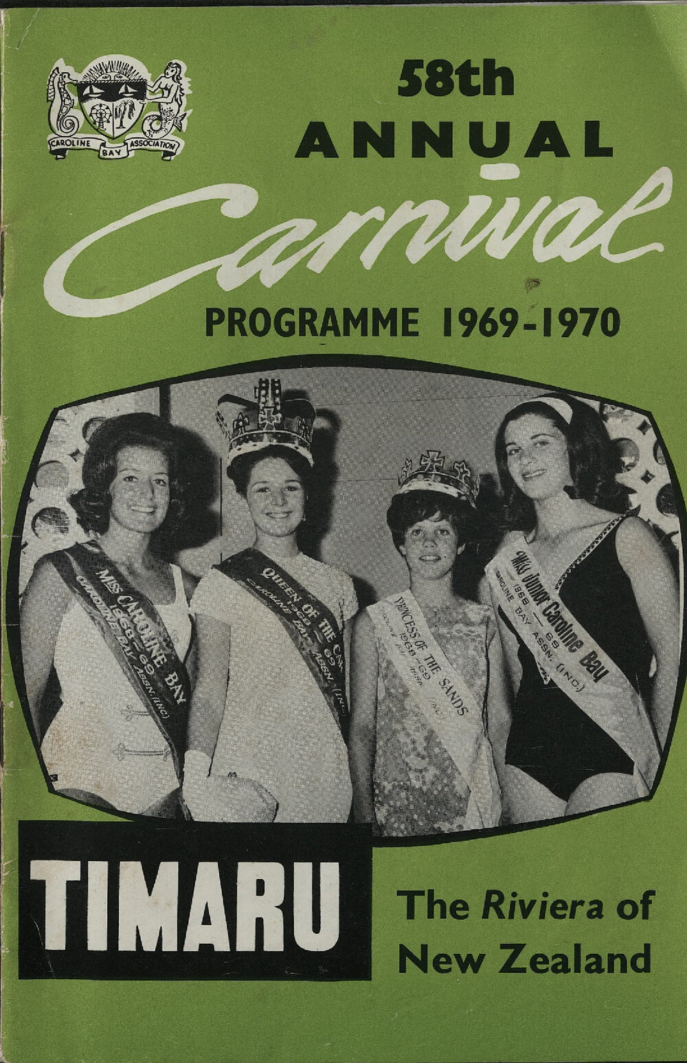 58th Annual Carnival Programme 1969-70: Timaru the Riviera of New Zealand