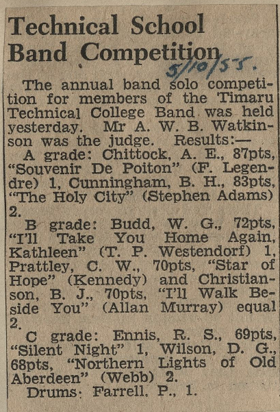 Technical School Band Competition