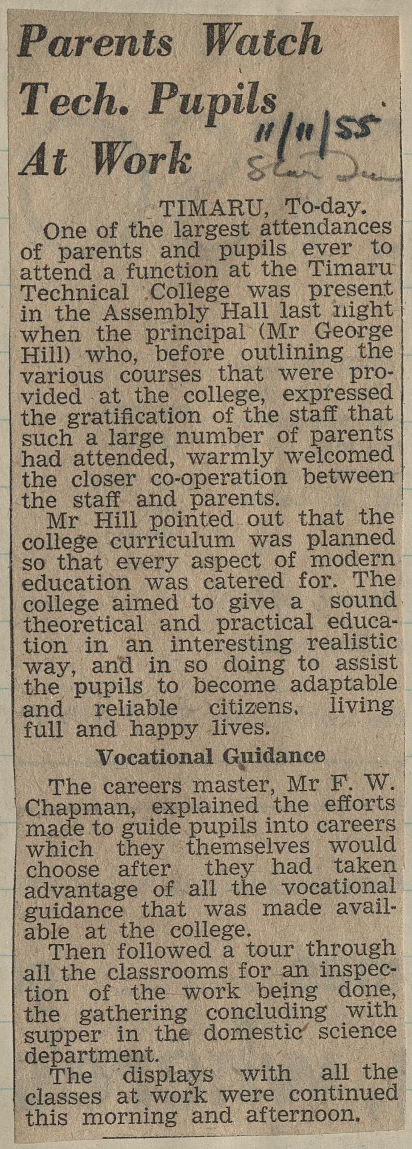 Parents Watch Tech Pupils At Work