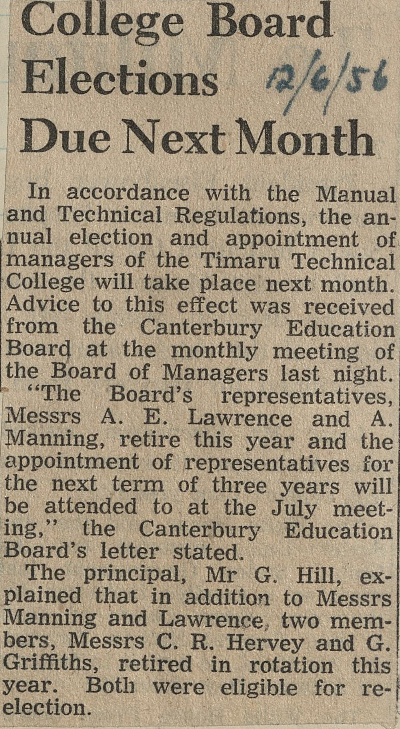 College Board Elections Due Next Month