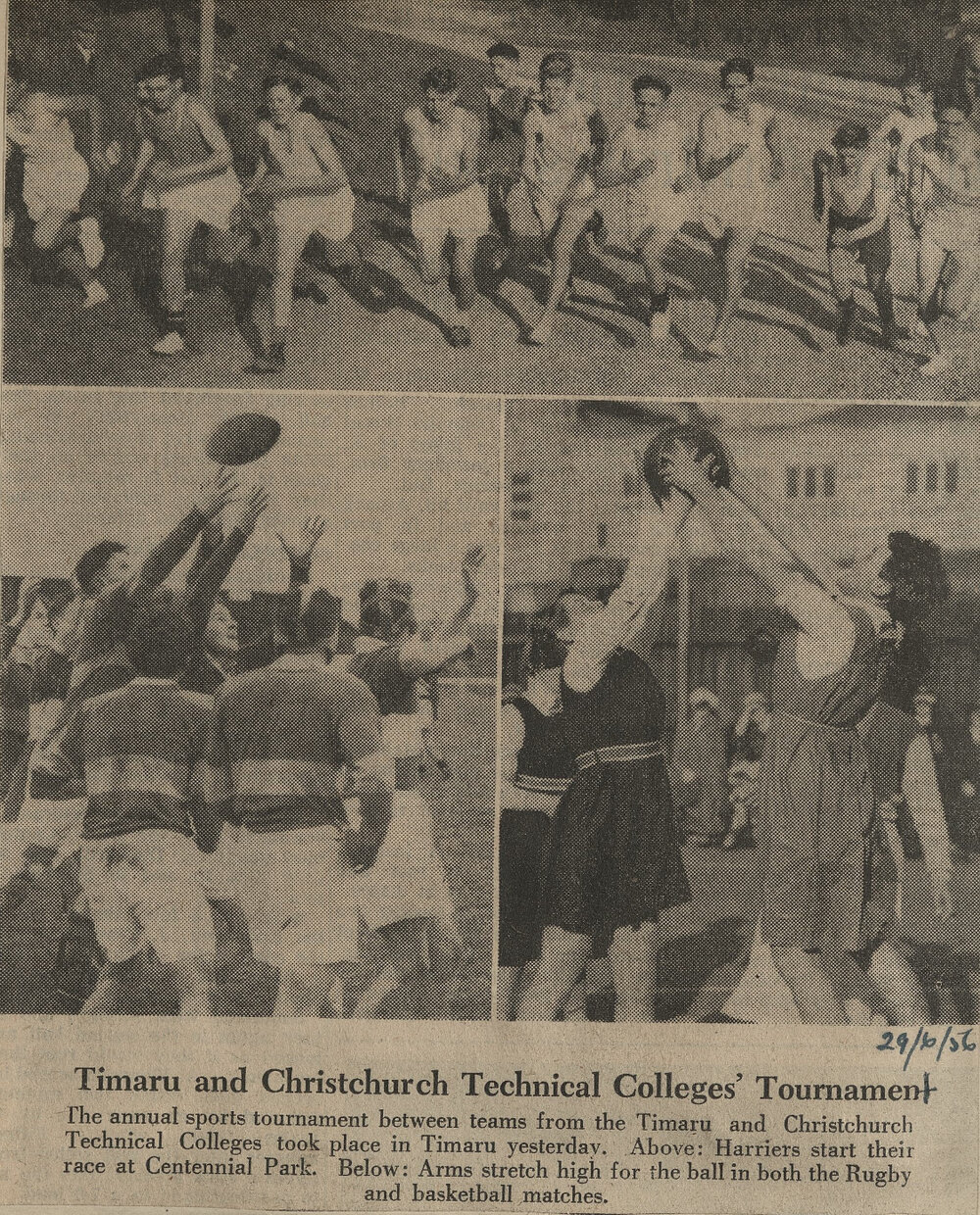 Timaru and Christchurch Technical Colleges' Tournament