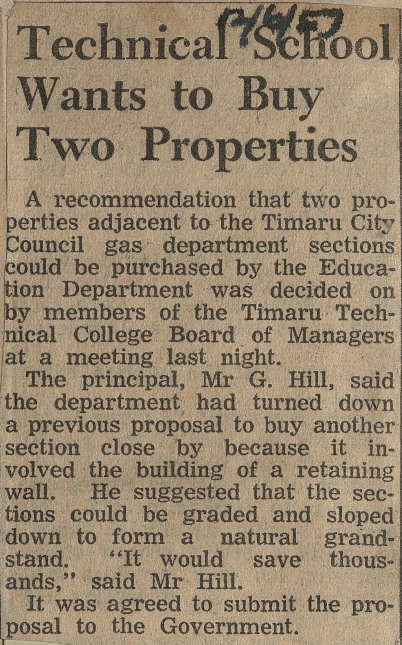 Technical School Wants to Buy Two Properties
