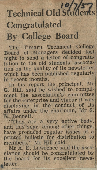 Technical Old Students Congratulated By College Board