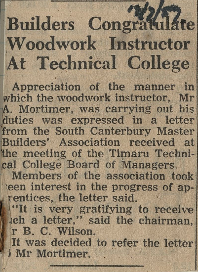 Builders Congratulate Woodwork Instructor At Technical College
