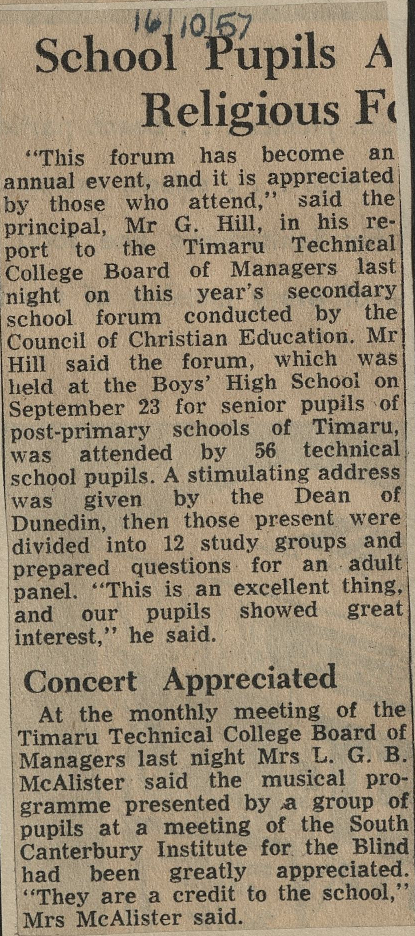School Pupils at Religious Forum