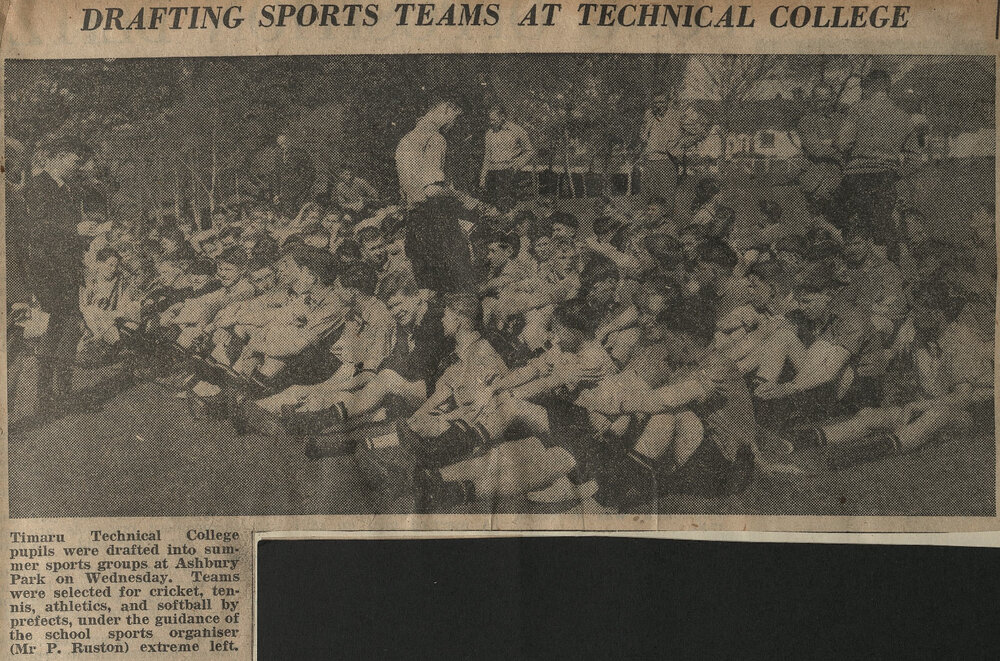 Drafting Sports Teams at Technical College
