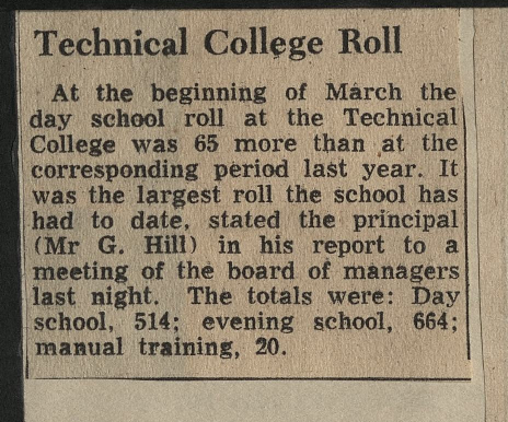 Technical College Roll