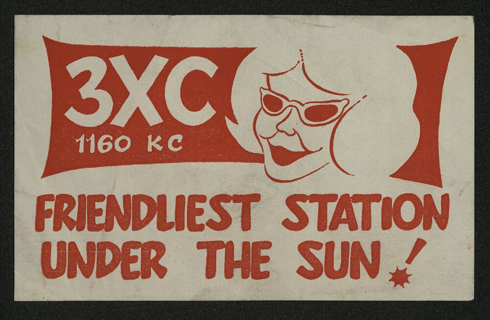 3XC promotional sticker/flyer