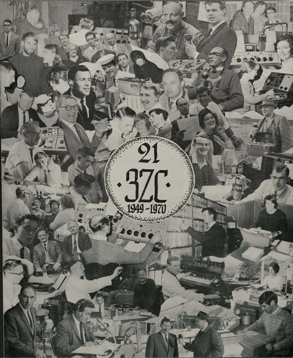 Programme for the 21st Anniversary Reunion of Staff of 3ZC 1949-1970