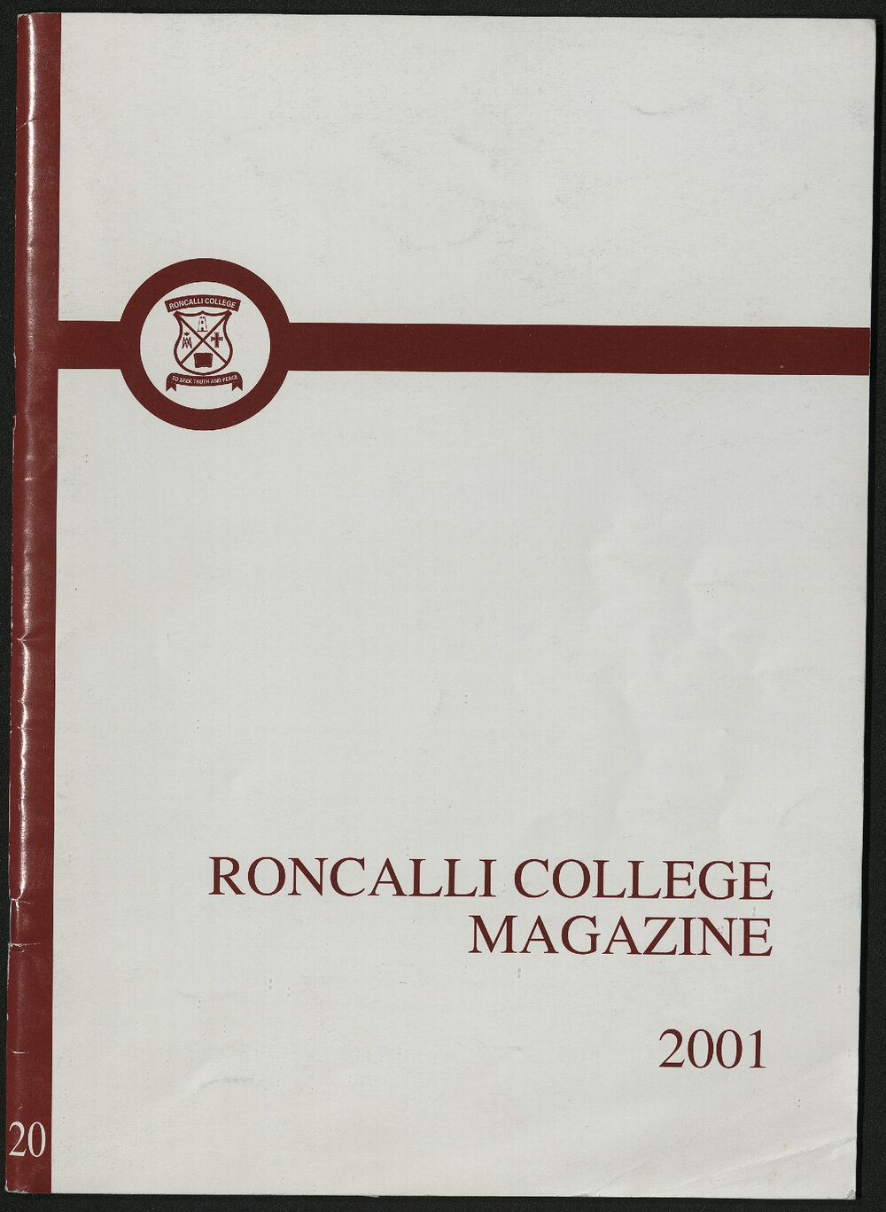 Roncalli College magazine 2001