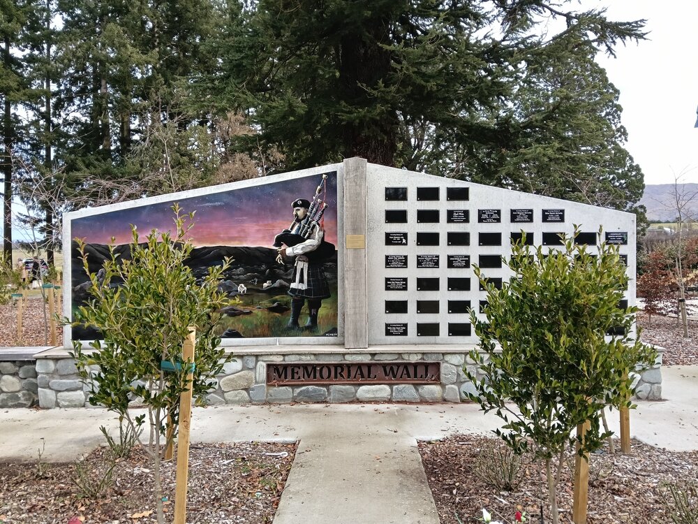 Fairlie Cemetery Memorial Wall