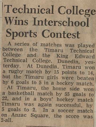 Technical College Wins Interschool Sports Contest