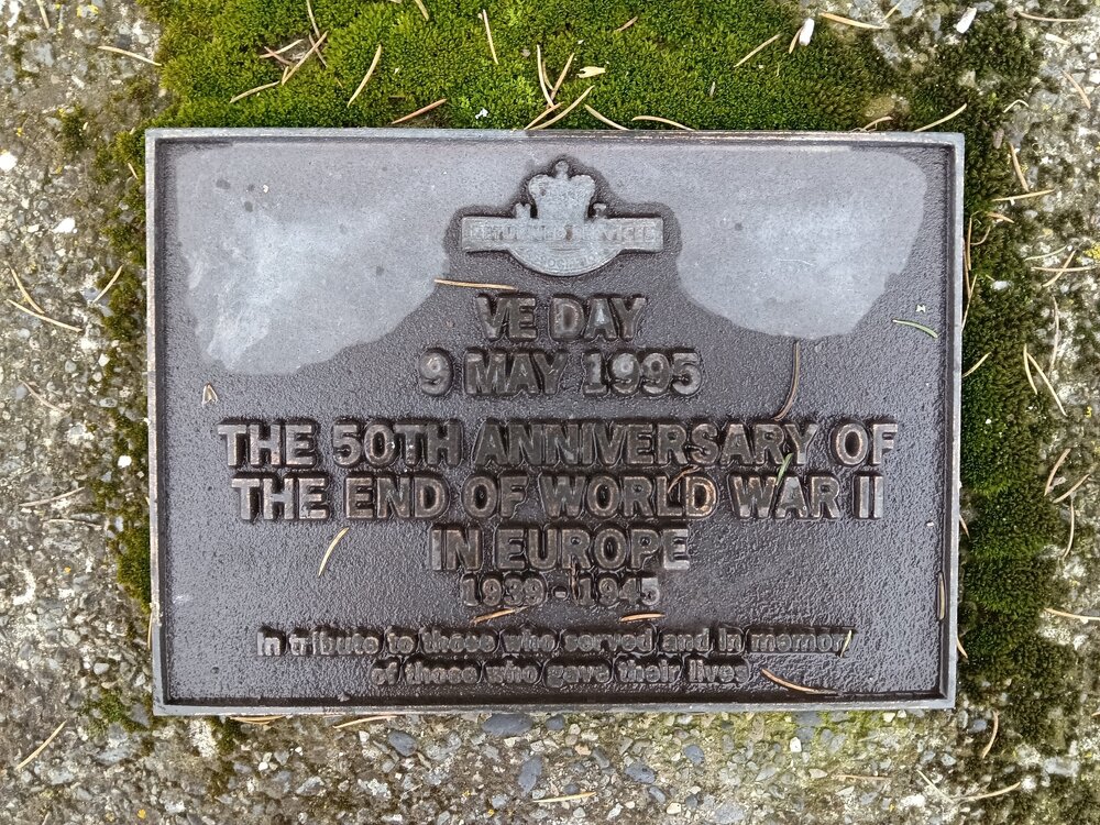 Fairlie VE Day Plaque