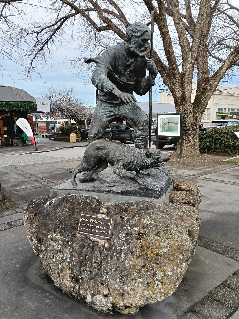 James Mackenzie and Dog 
