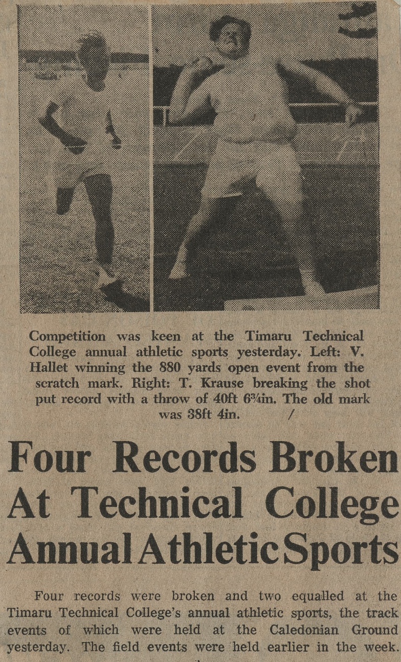 Four Records Broken At Technical College Annual Athletic Sports