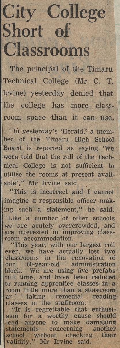 City College Short of Classrooms