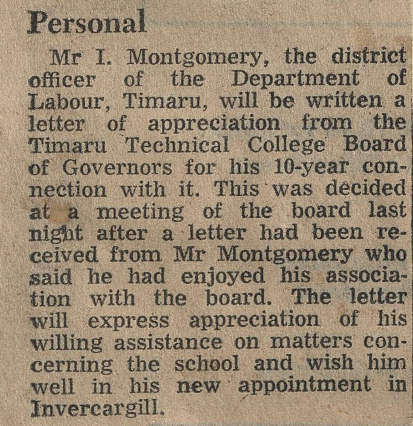 Personal Mr I Montgomery 