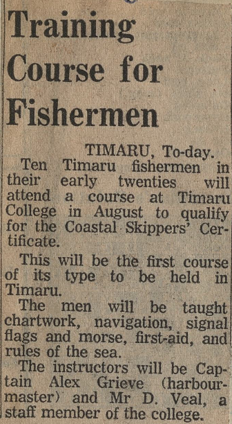 Training Course For Fishermen