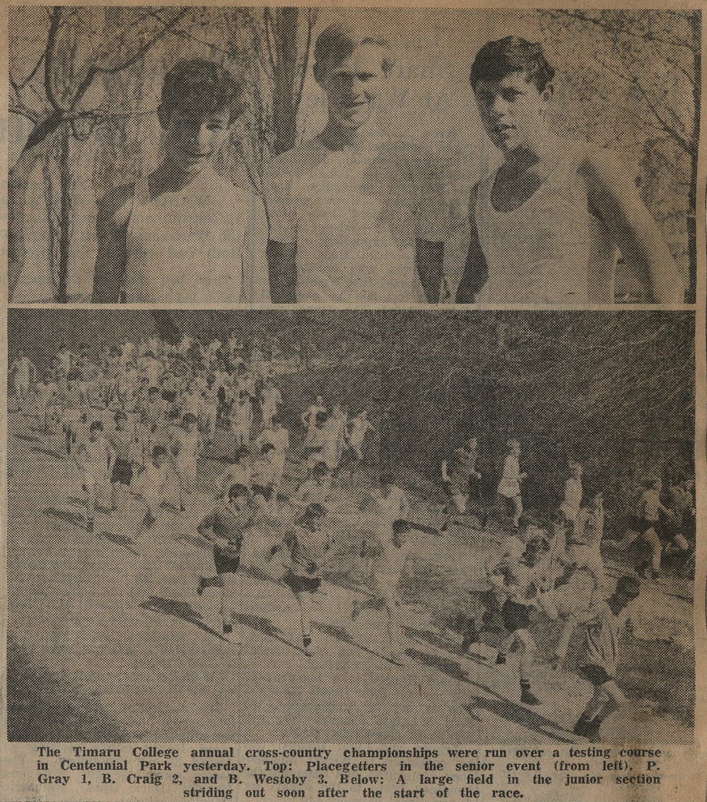 The Timaru College annual cross country championships