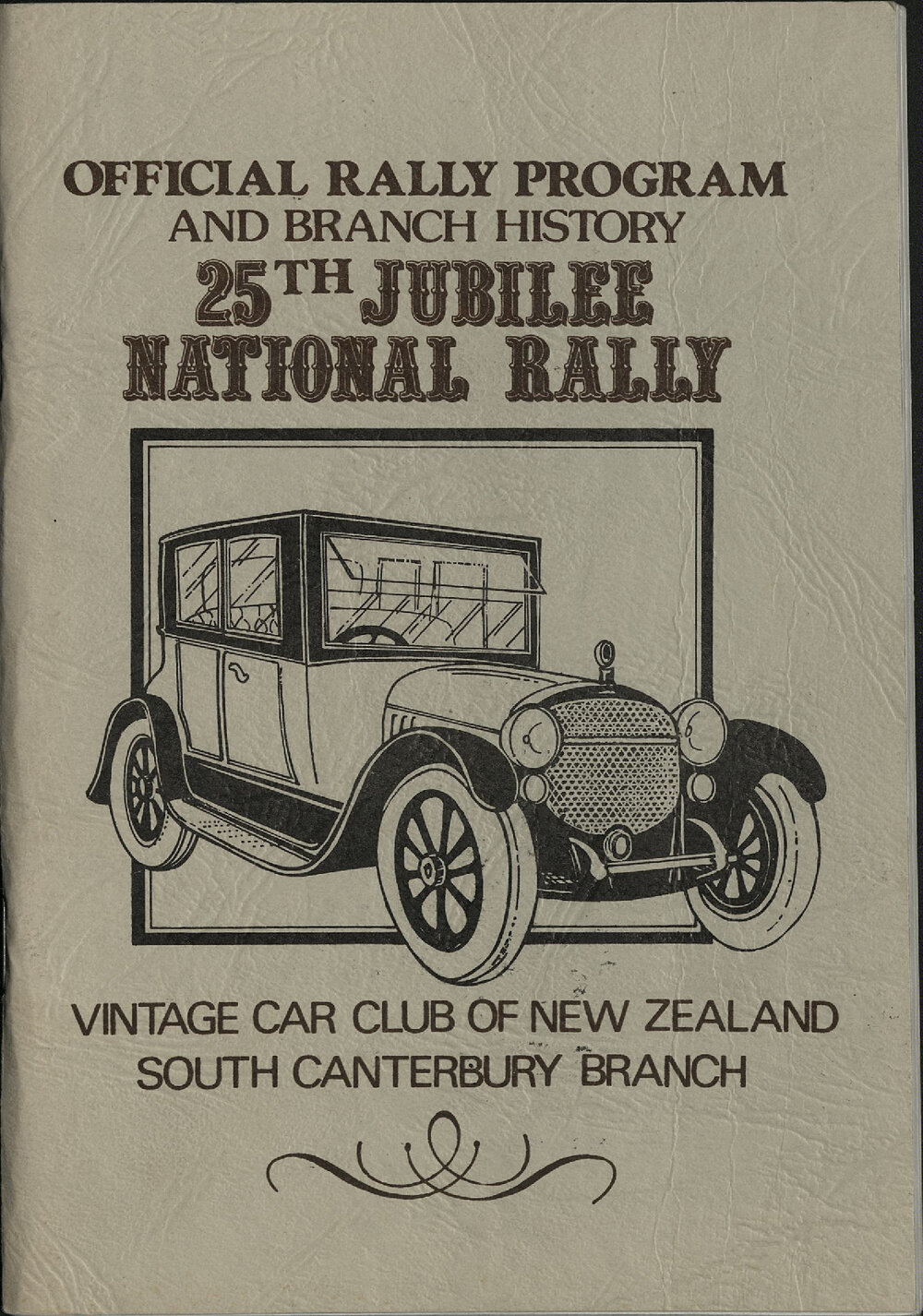 Official rally program and branch history: 25th Jubilee National Rally