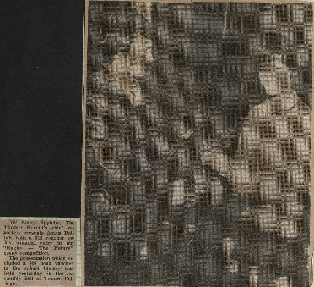 Winner of rugby essay competition