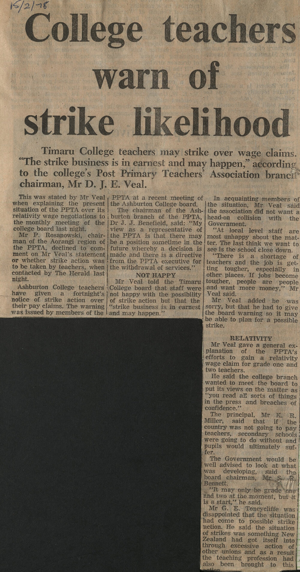 College teachers warn of strike likelihood