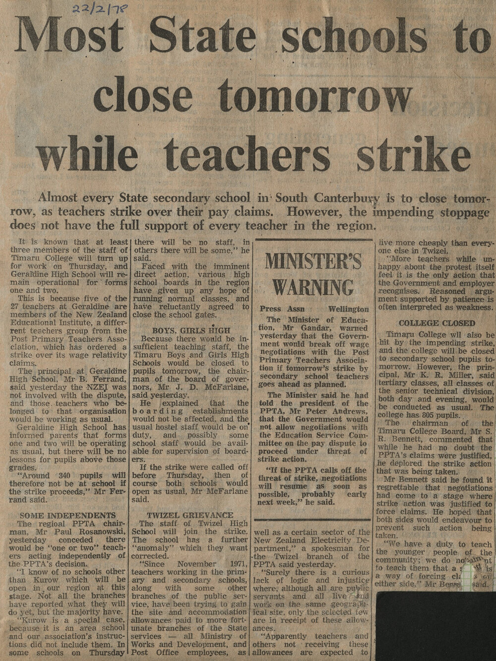 Most State schools to close tomorrow while teachers strike
