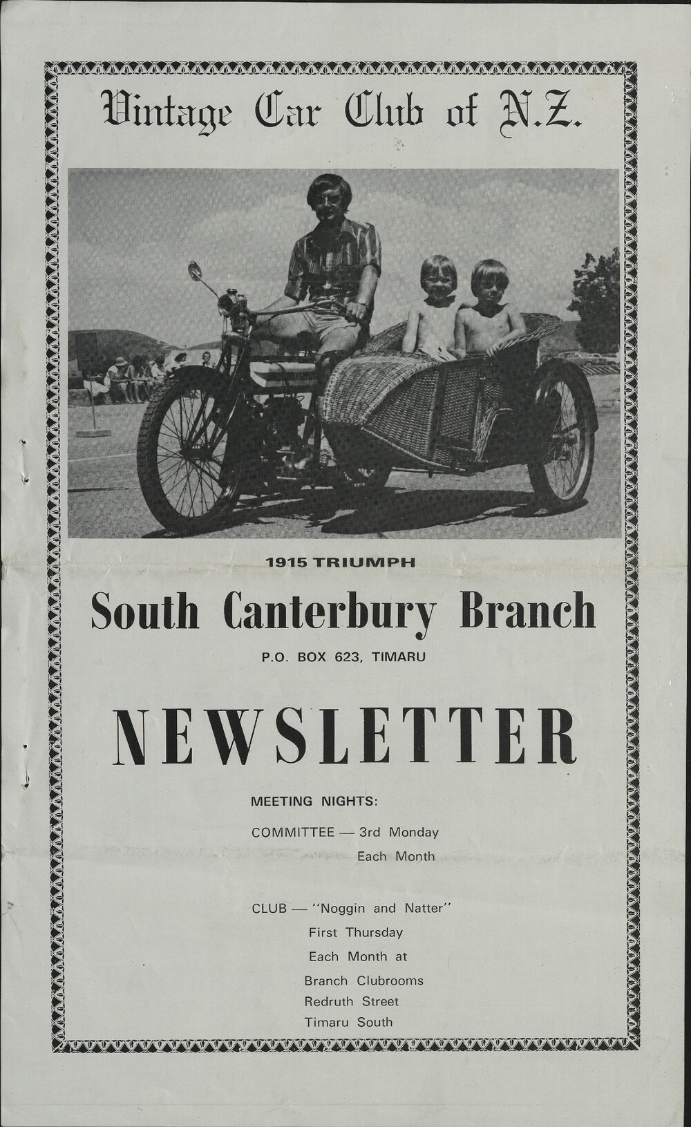 Mar 1981 Vintage Car Club of NZ South Canterbury Branch newsletter 