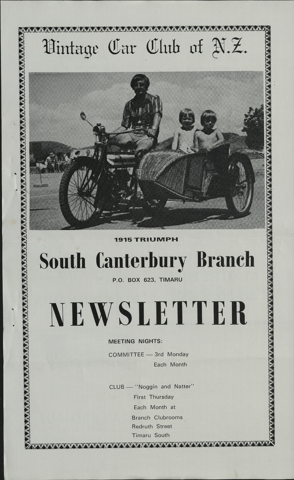 May 1981 Vintage Car Club of NZ South Canterbury Branch newsletter 