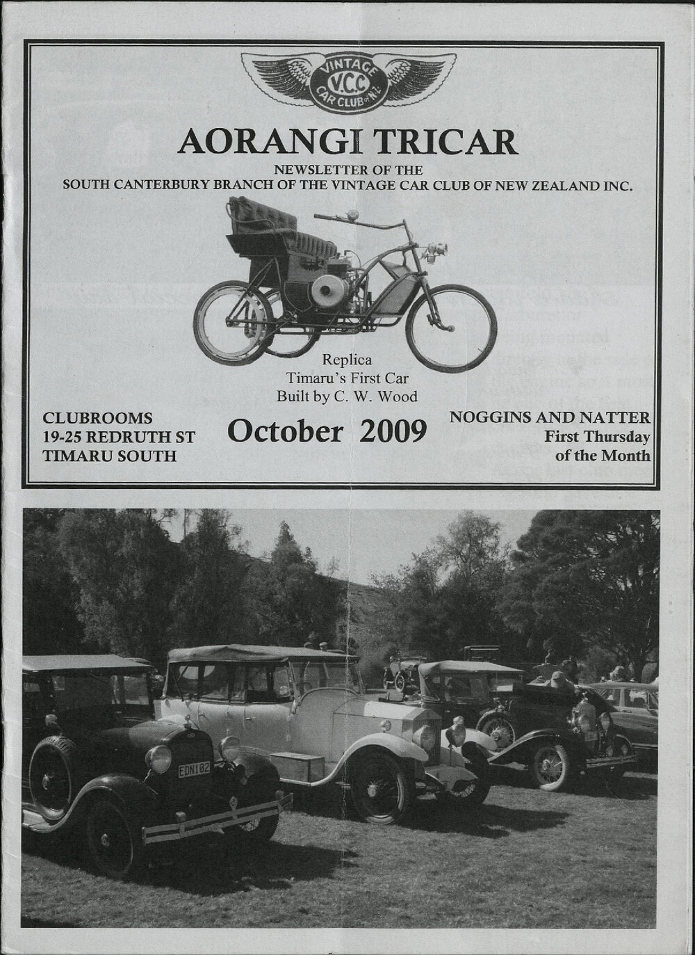 Oct 2009 Aorangi Tricar newsletter 