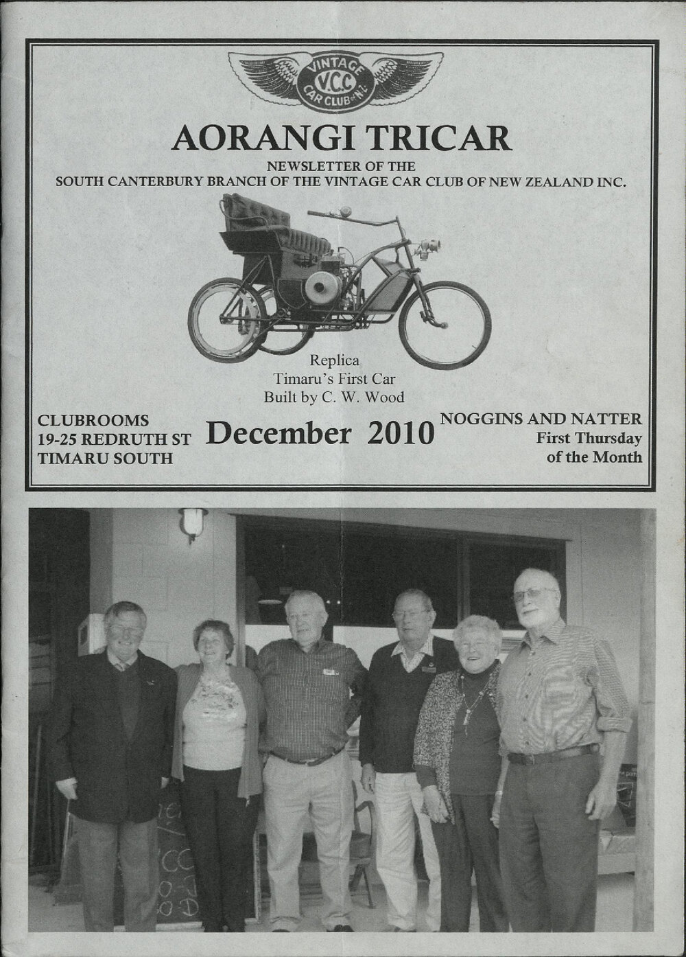 Dec 2010 Aorangi Tricar newsletter 