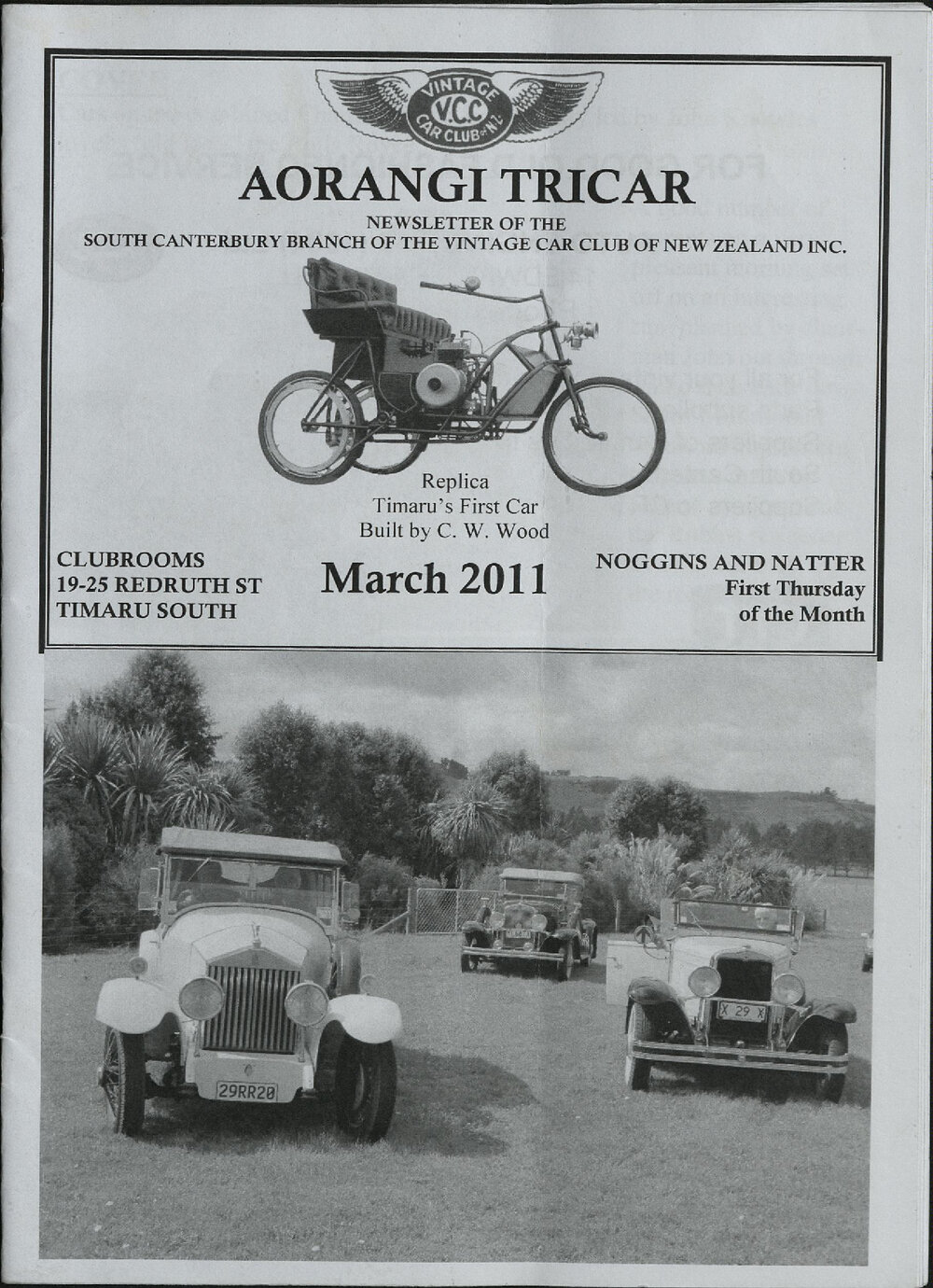 Mar 2011 Aorangi Tricar newsletter 