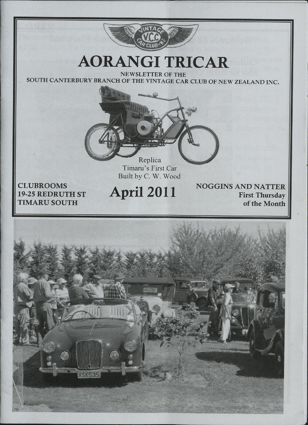 Apr 2011 Aorangi Tricar newsletter 