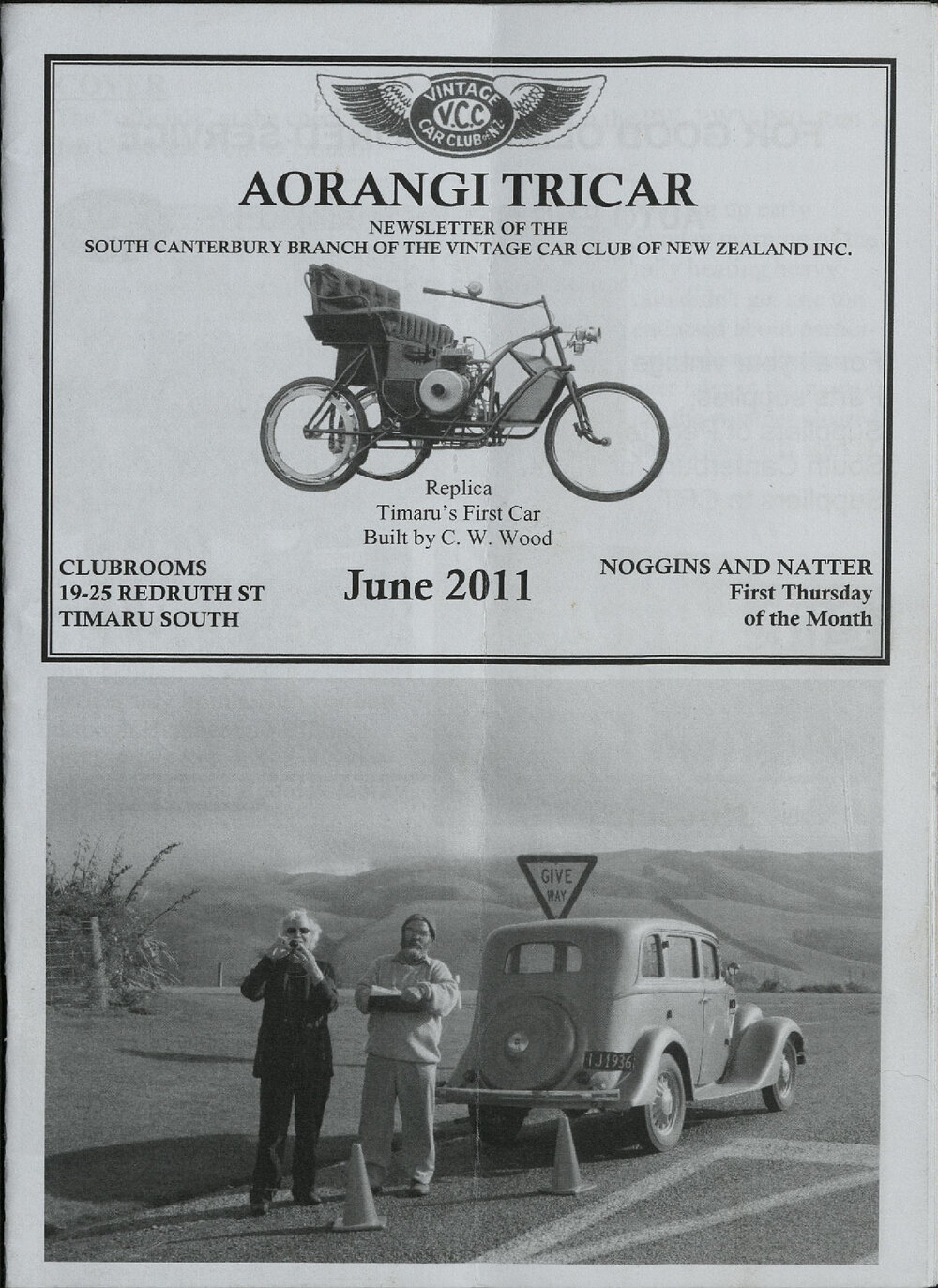 Jun 2011 Aorangi Tricar newsletter 