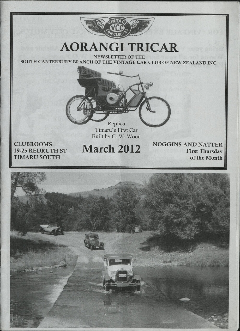 Mar 2012 Aorangi Tricar newsletter 