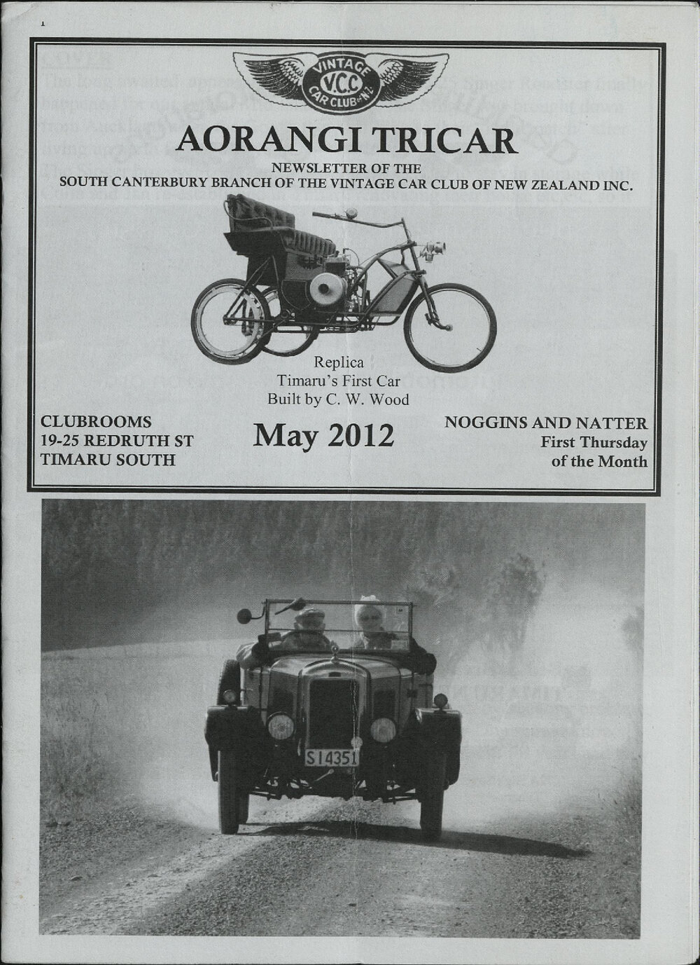 May 2012 Aorangi Tricar newsletter 