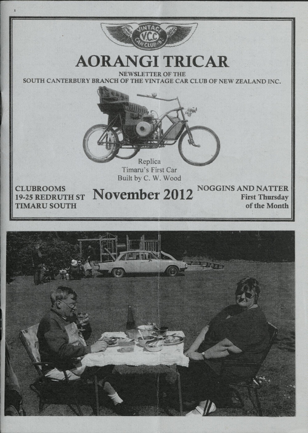 Nov 2012 Aorangi Tricar newsletter 