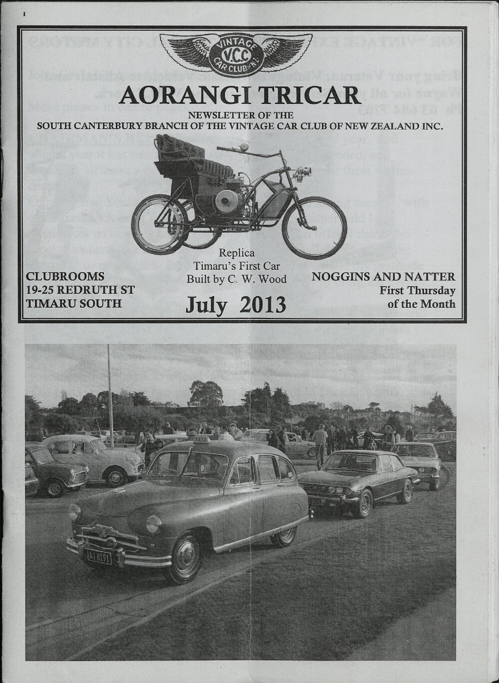 Jul 2013 Aorangi Tricar newsletter 