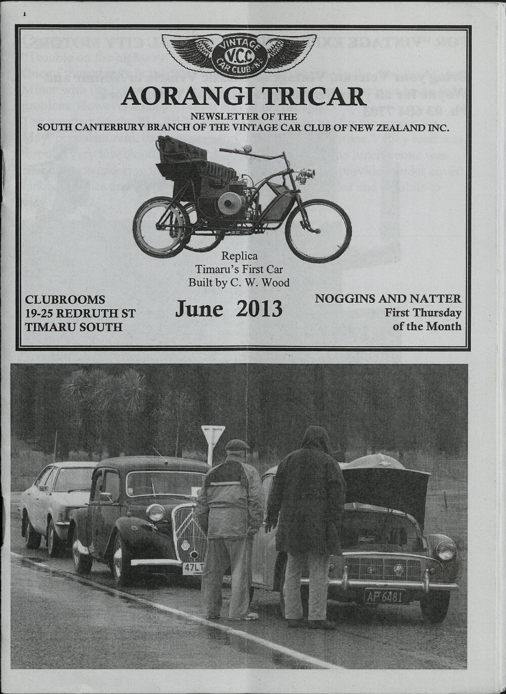 Jun 2013 Aorangi Tricar newsletter 