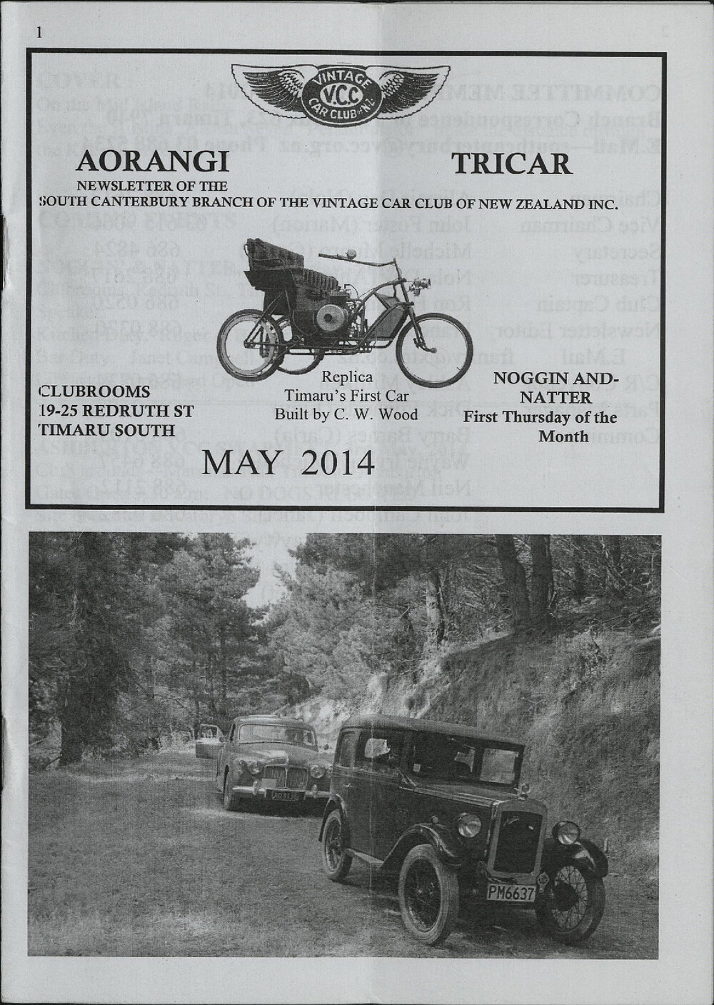 May 2014 Aorangi Tricar newsletter 