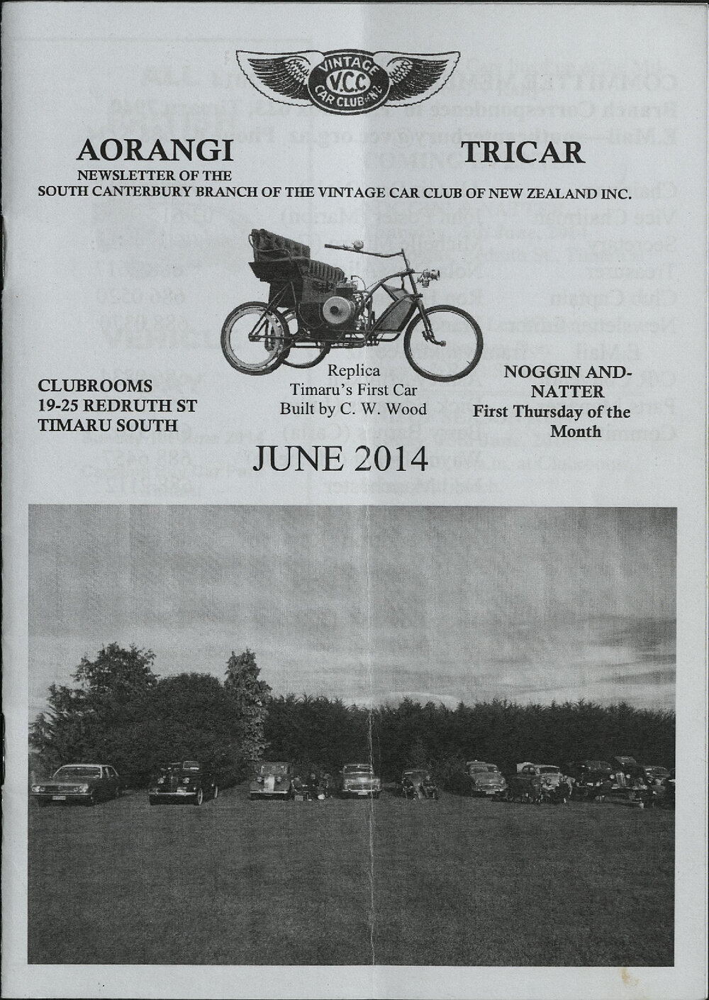 Jun 2014 Aorangi Tricar newsletter 