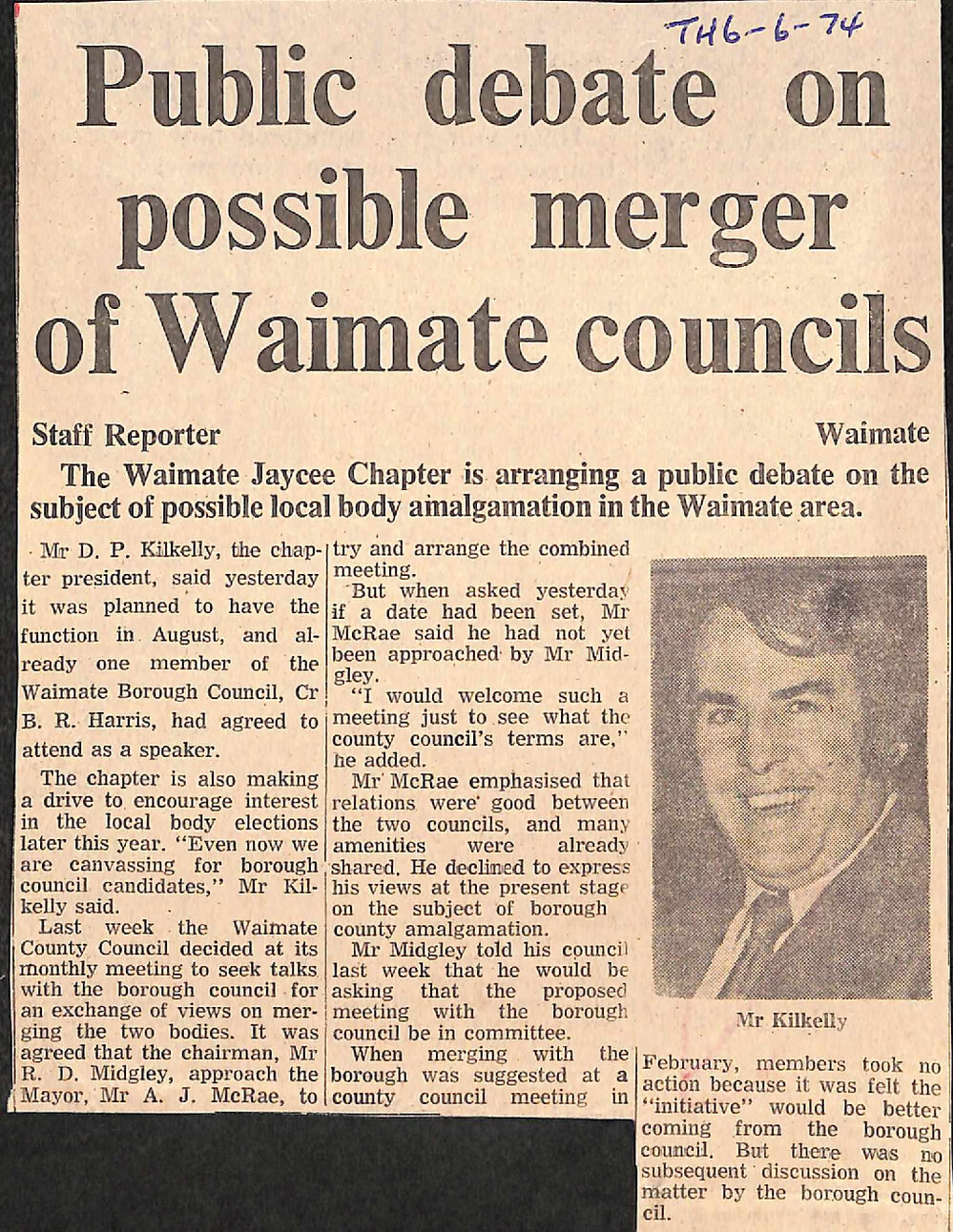 Public debate on possible merger of Waimate councils