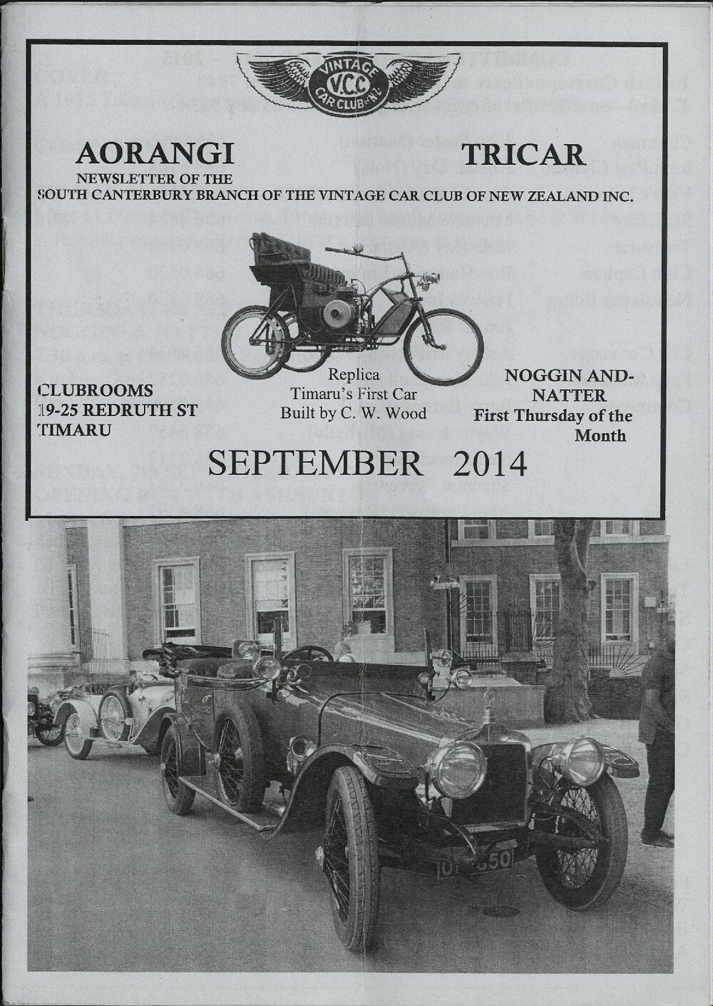 Sep 2014 Aorangi Tricar newsletter 
