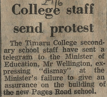 College staff send protest