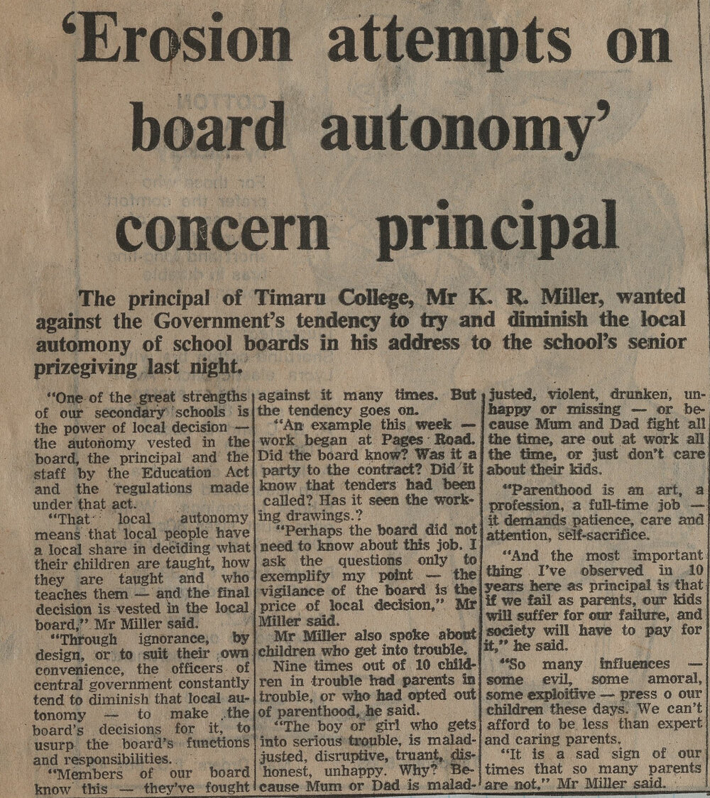  'Erosion attempts on board autonomy' concern principal