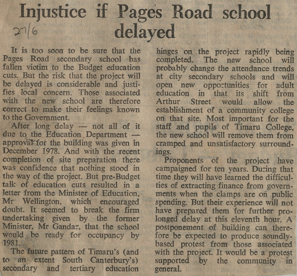 Editorial: Injustice if Pages Road school delayed