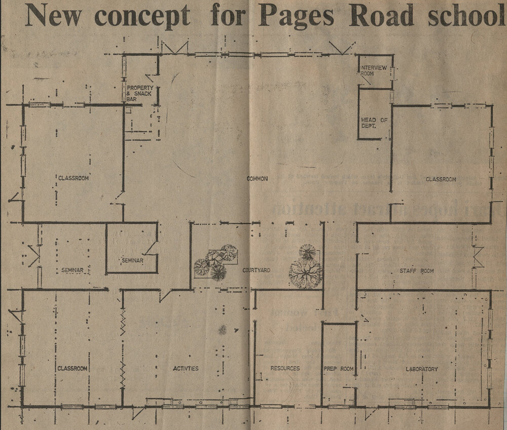 New concept for Pages Road school