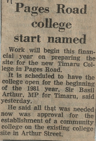 Pages Road college start named