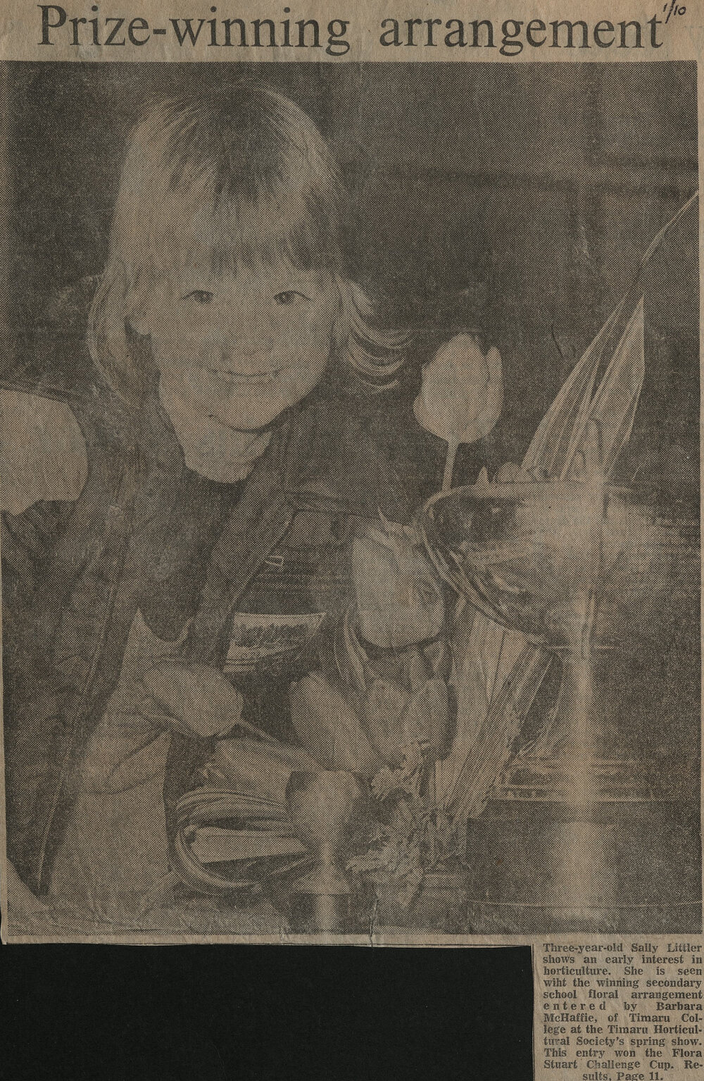 Prize-winning arrangement